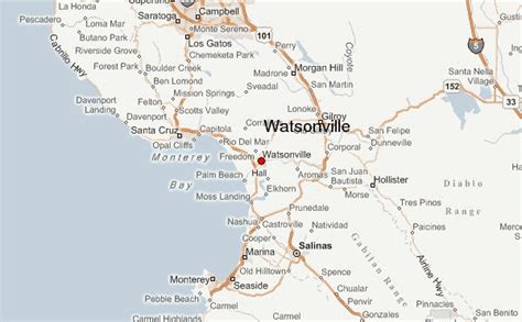 watsonville map
